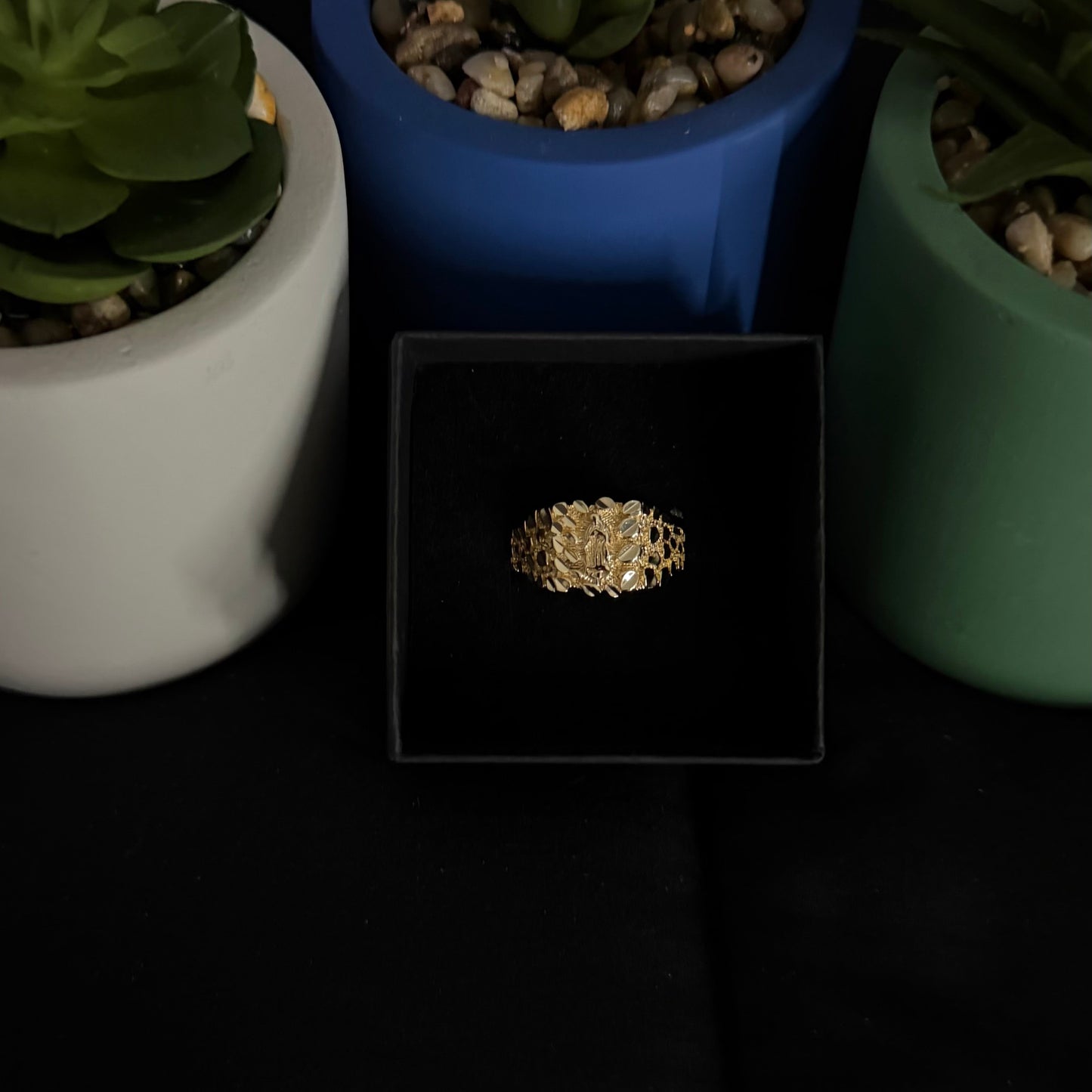 Virgen Maria Nugget Ring
