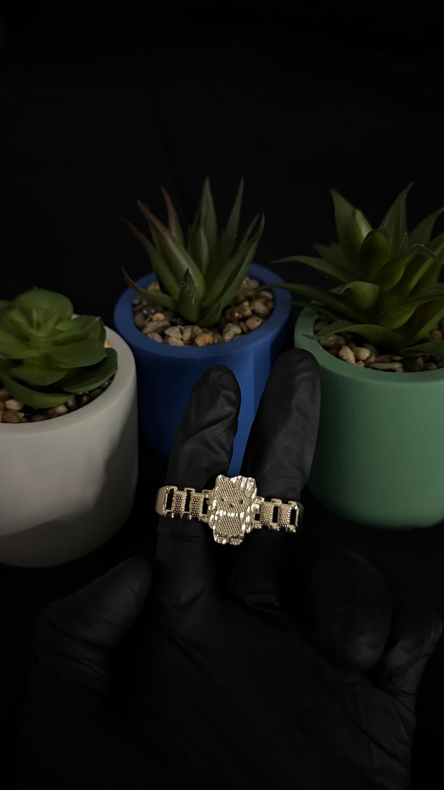 HK Body 2 Finger Rolex Ring