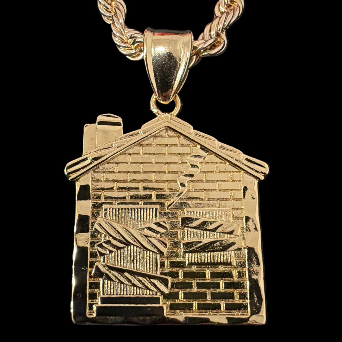 Trap House Pendant Necklace
