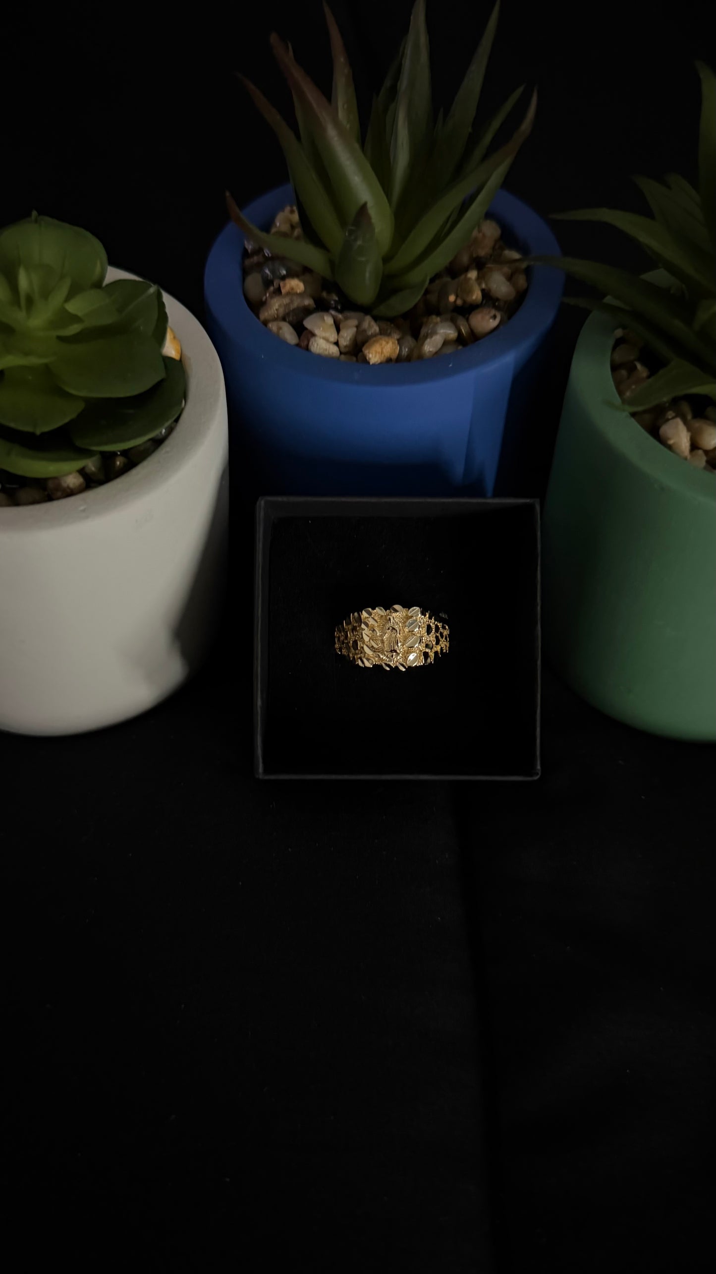 Virgen Maria Nugget Ring
