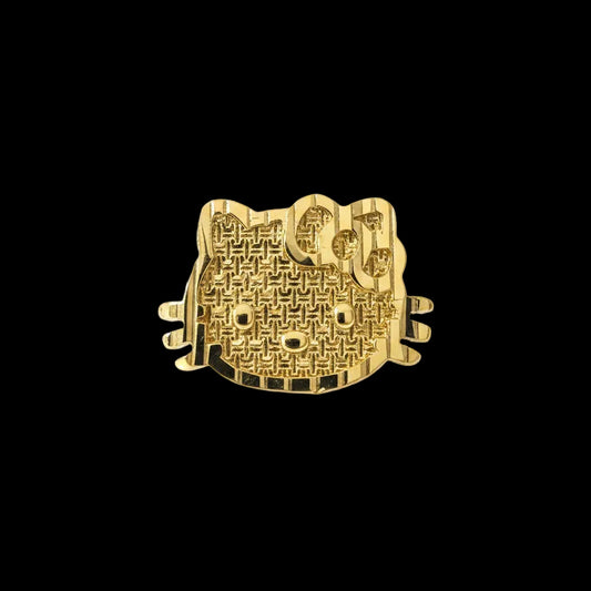 HK Face Gold Filled Rolex Ring