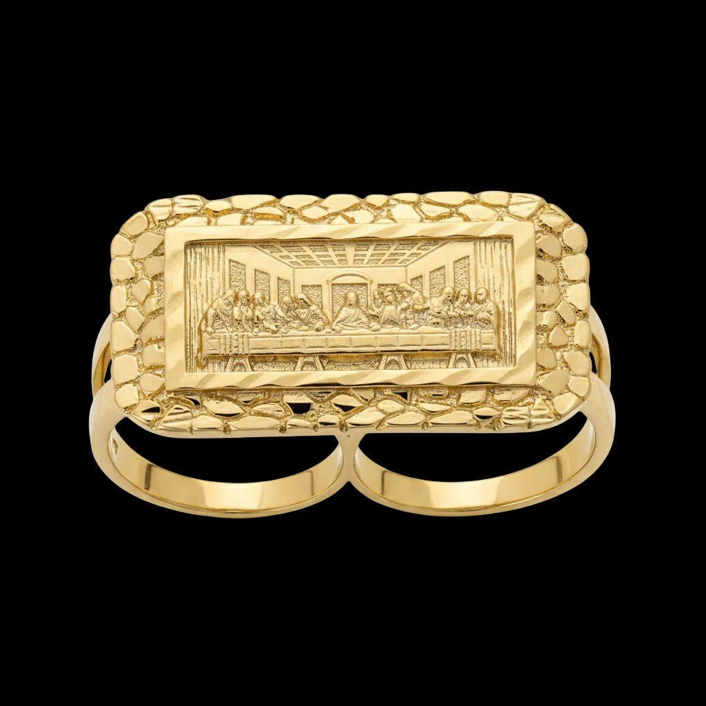 The Last Supper 2 Finger Nugget Ring