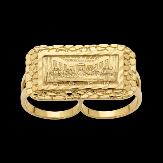 The Last Supper 2 Finger Nugget Ring