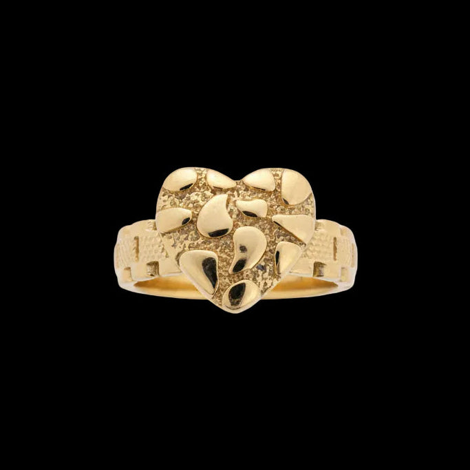 Heart Nugget Ring
