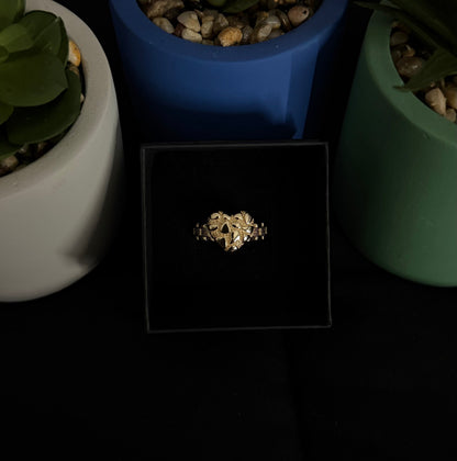 Heart Nugget Ring