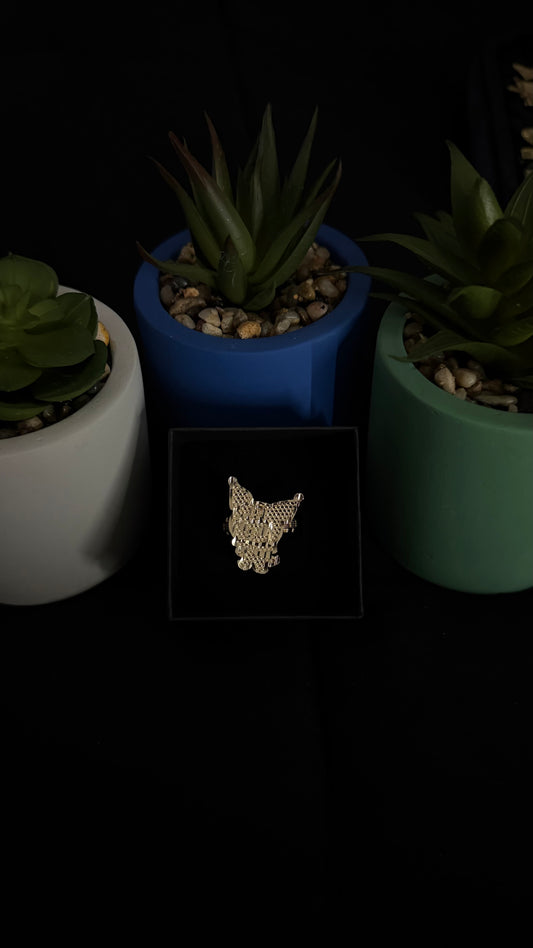 Kuromi Gold Filled Rolex Ring