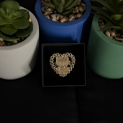 HK Body Heart Rolex Ring